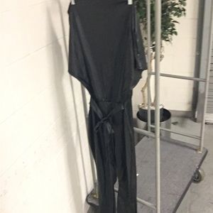 Fashion nova faux leather jumpsuit 1x